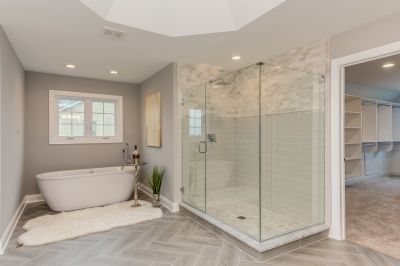 Walk-in Shower with Frameless Door